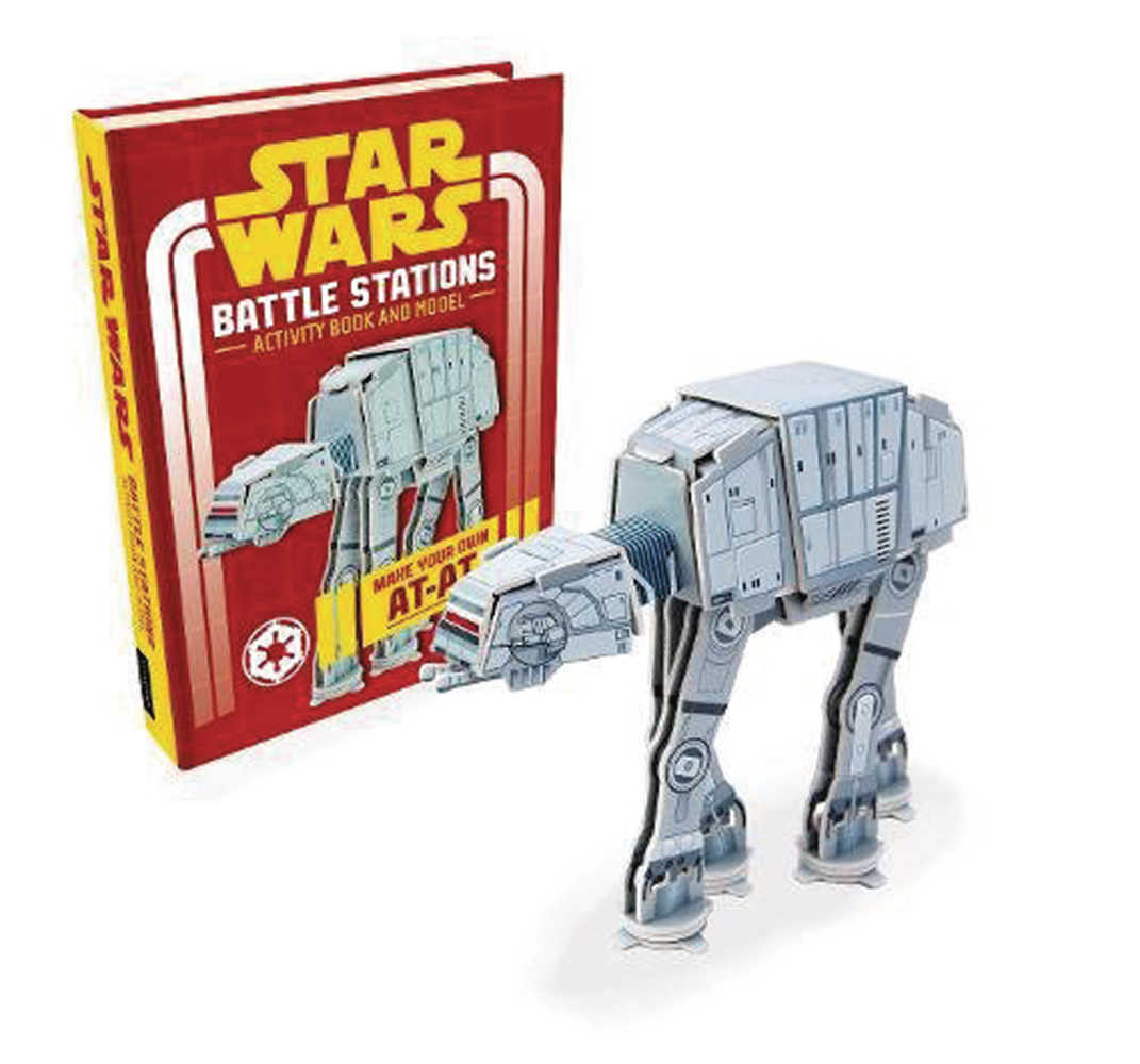Star Wars Battle Stations Make Own At At Book & Model Hardcover 
