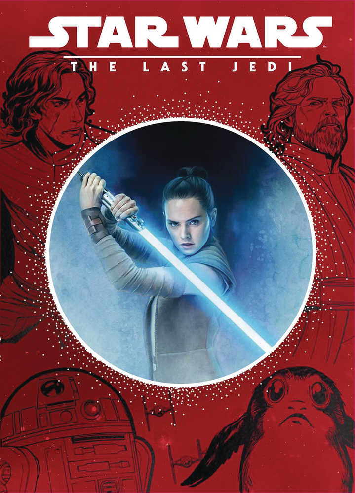 Star Wars Last Jedi Storybook Die Cut Illustrated Hardcover 