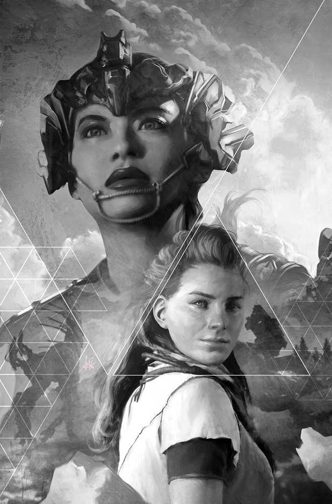 Horizon Zero Dawn #2 Cover D Artgerm  Black & White Virgin 25 