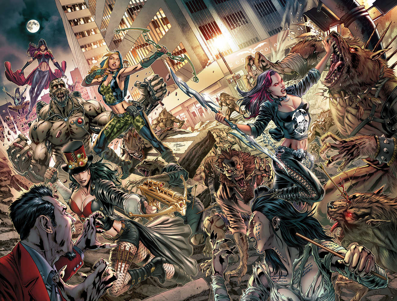 Van Helsing vs League Monsters #6 Cover A Vitorino