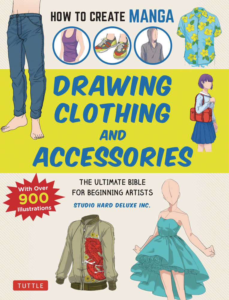 How To Create Manga Drawing Clothing & Accessories 