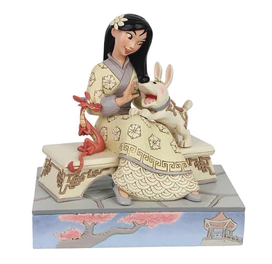 Disney Traditions Mulan White Woodlands 5.5 In Figure 