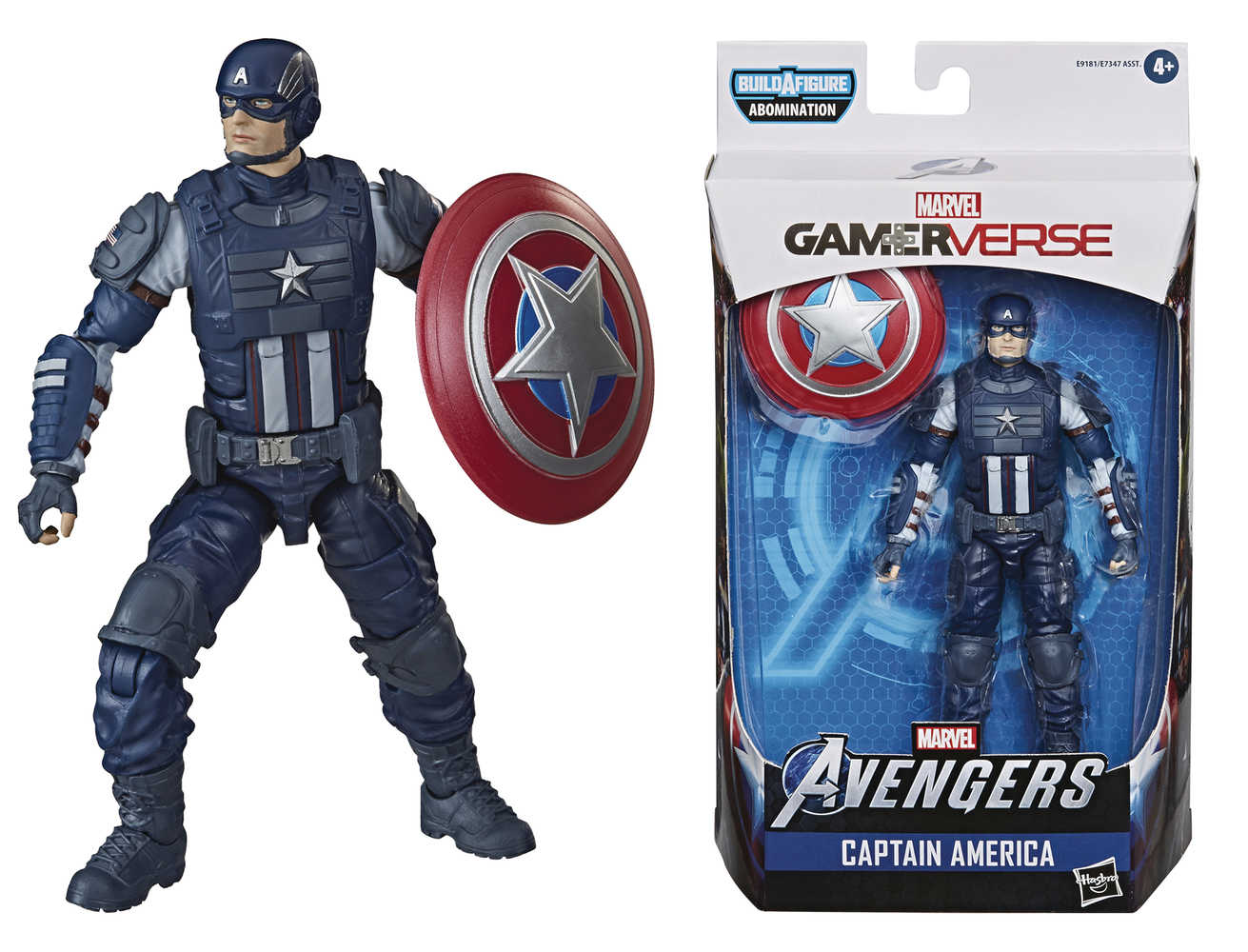 Avengers Legends Video Game 6 In Captain America Action Figure Case 