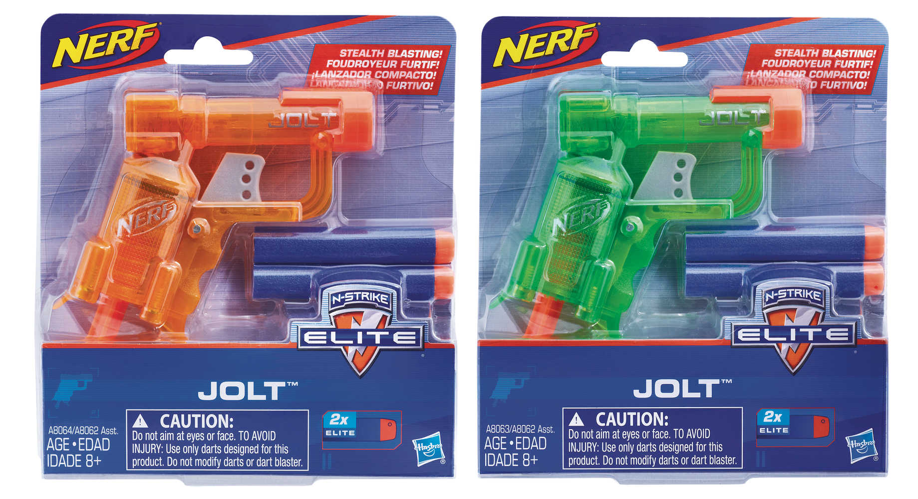 Nerf N Strike Elite Jolt Colors Blaster Assortment 202001 
