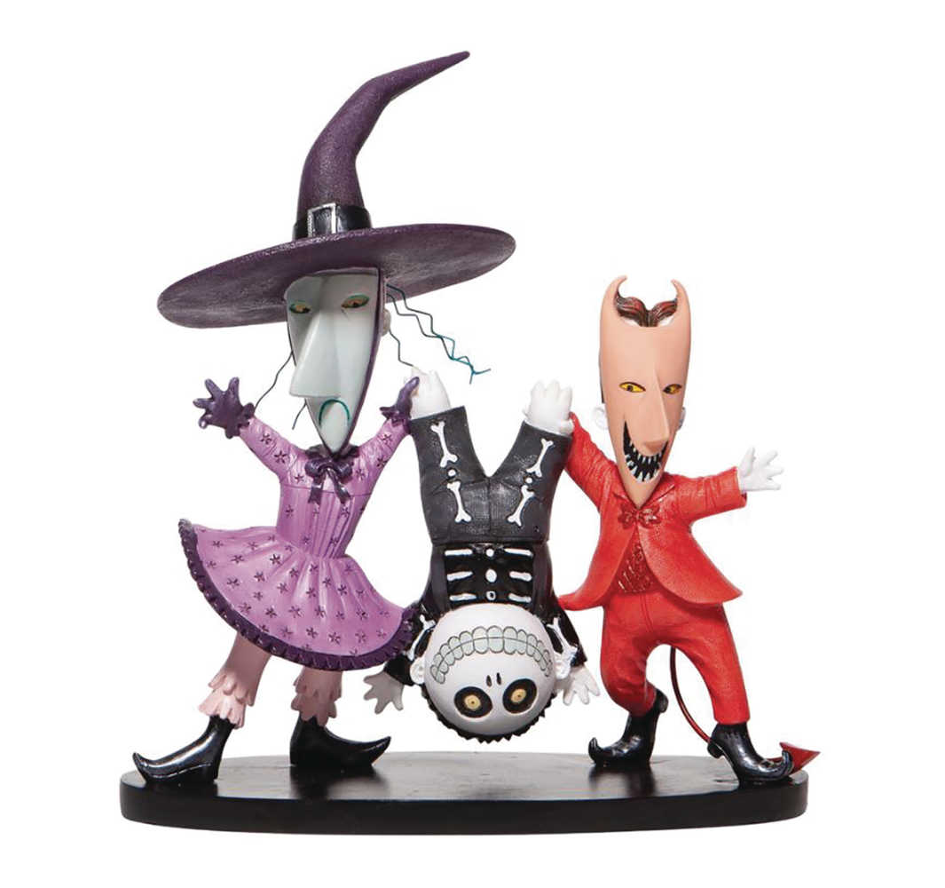 Disney Showcase Nbx Lock Shock And Barrel 6.3 Figurine 
