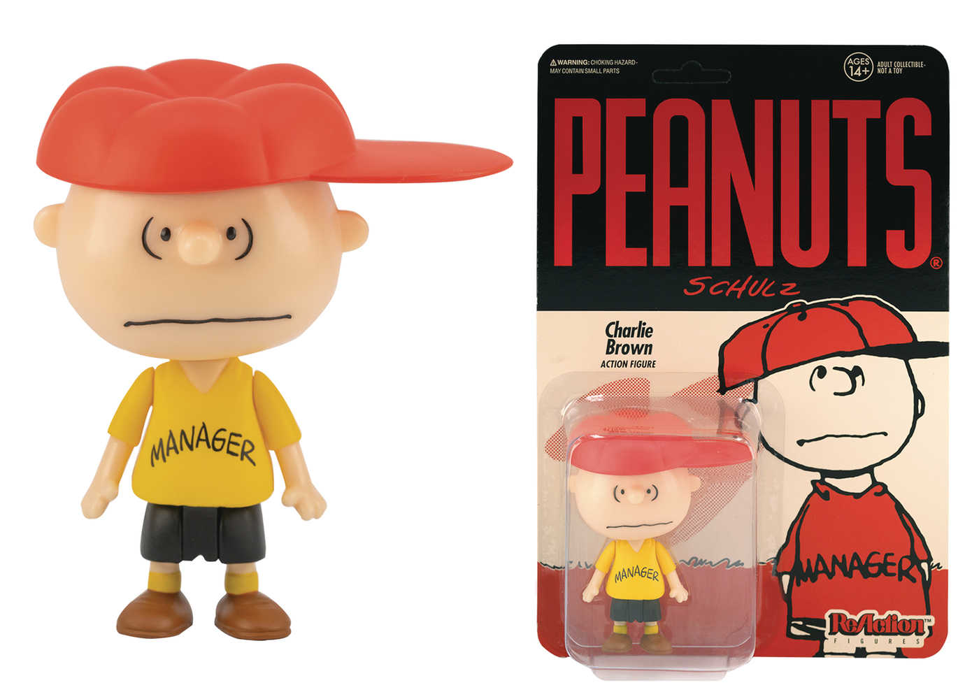Peanuts Wv2 Charlie Brown Manager Reaction Figure  