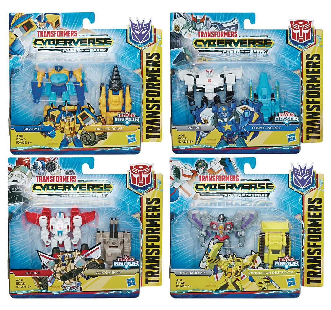 Transformers Cyberverse Spark Armor Action Figure Assortment 202001  