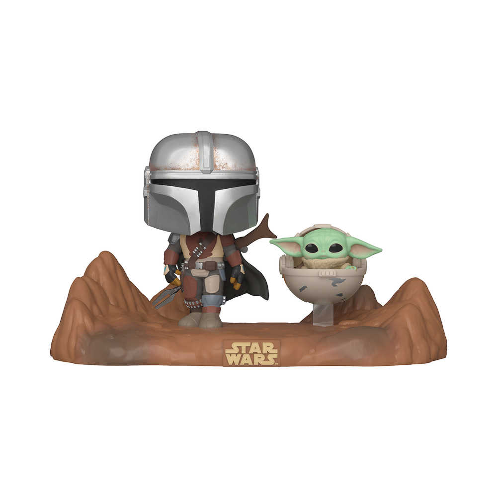 Pop Star Wars Mandalorian Mandalorian & Child Vinyl Figure 