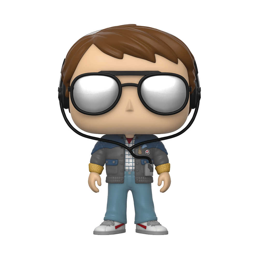 Pop Movie Bttf Marty with Glasses Vinyl Figure 
