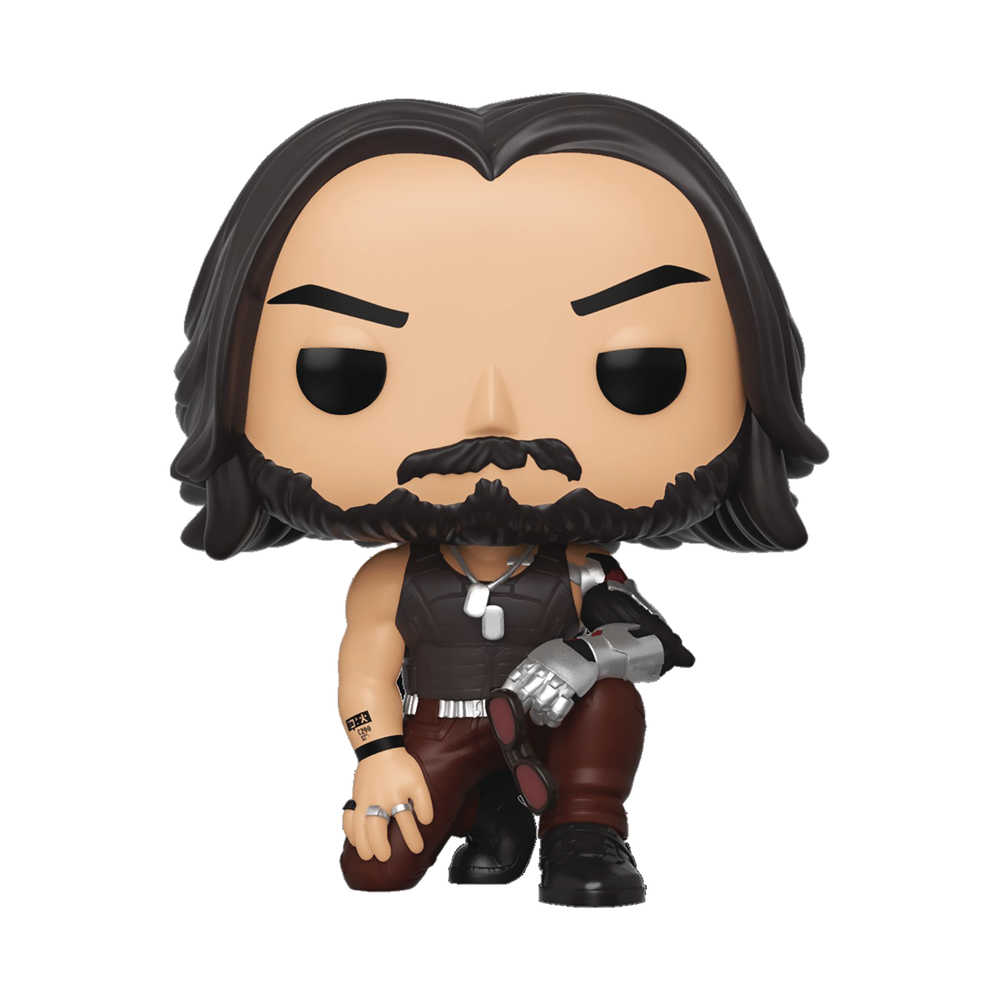 Pop Games Cyberpunk 2077 Johnny Silverhand Crouch Vinyl Figure (C