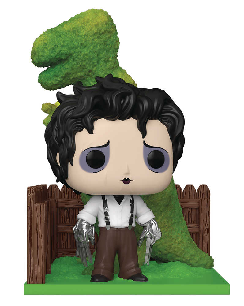 Pop Deluxe Edward Scissorhands Edward & Dino Hedge Vinyl Figure (