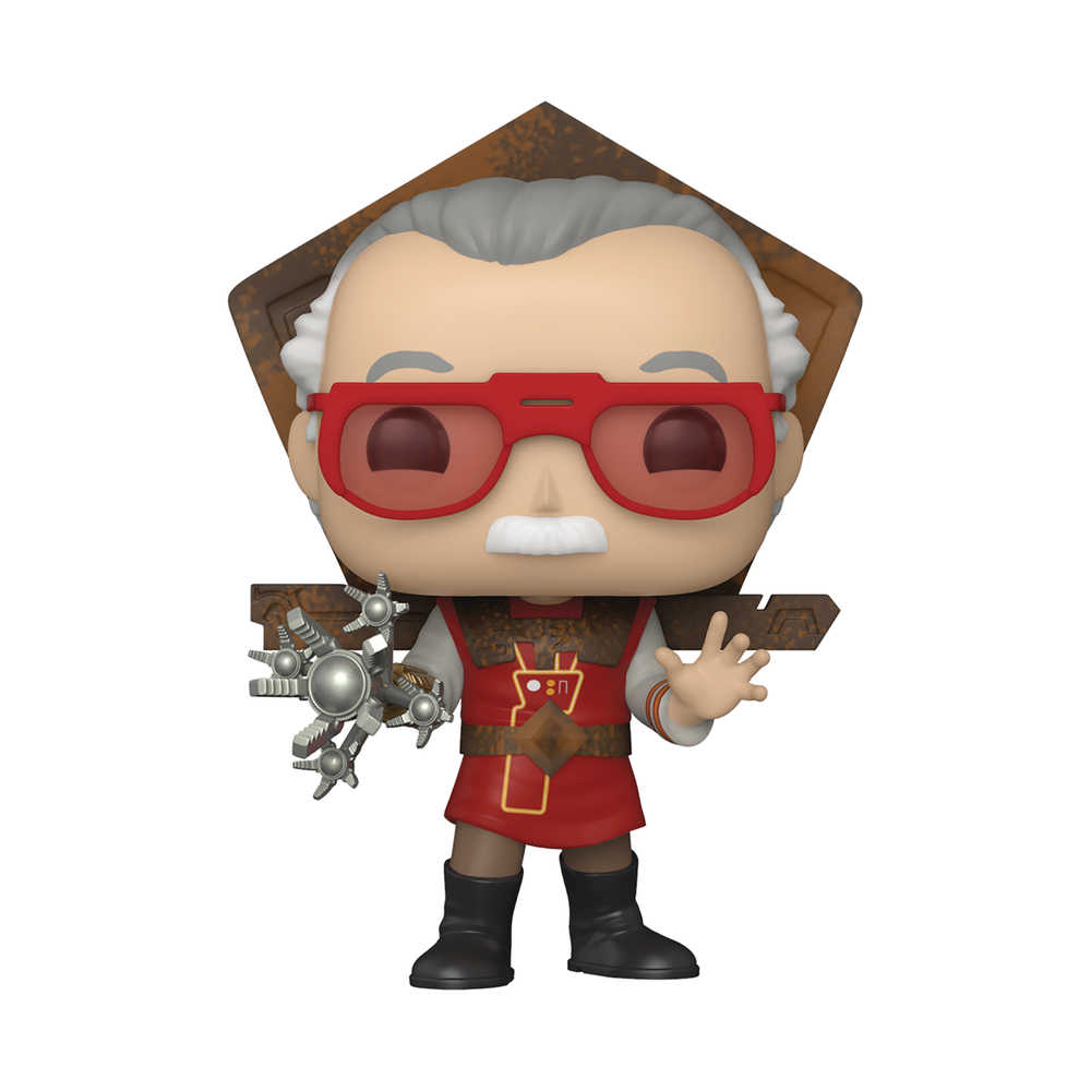 Pop Icons Stan Lee In Ragnarok Outfit Vinyl Figure 