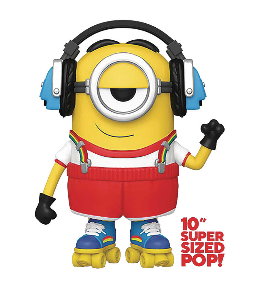 Pop Movies Minions 2 Roller Skating Stuart 10 In Figure 