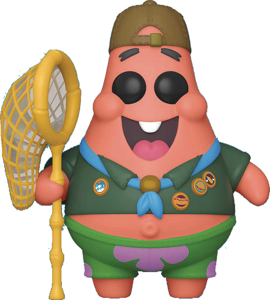 Pop Animation Spongebob Movie Camping Patrick Vinyl Figure 