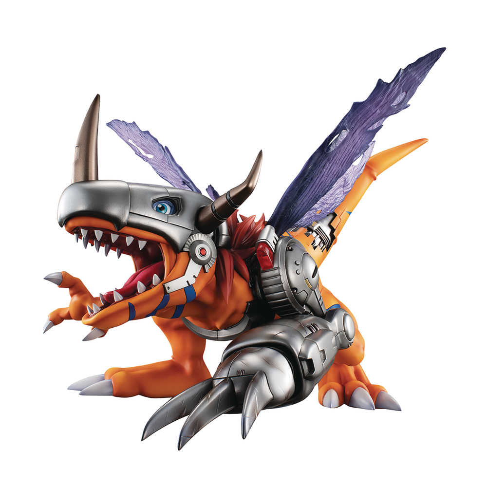 Precious Gem Ser Digimon Adventure Metal Greymon PVC Statue 
