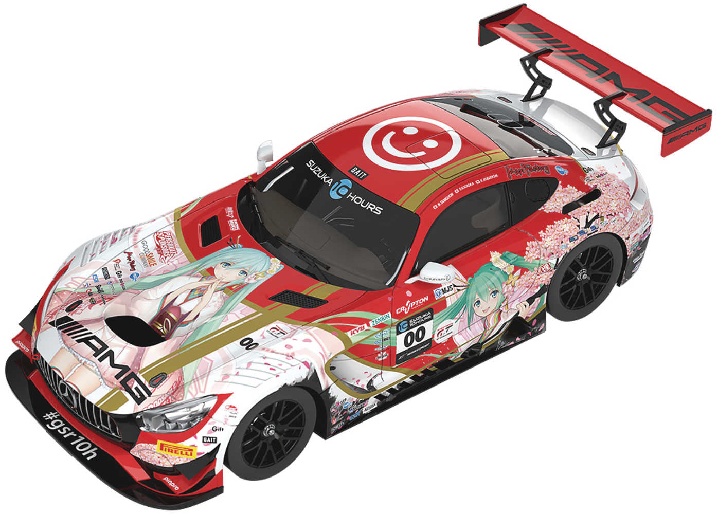 Hatsune Miku Guide To The Pro 1/64 Car Mercedes Amg 2018 Suzuka 