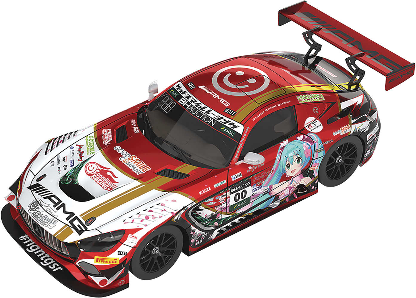 Hatsune Miku Guide To The Project 1/64 Mini Car Amg 2019 Suzuka 10 Hr