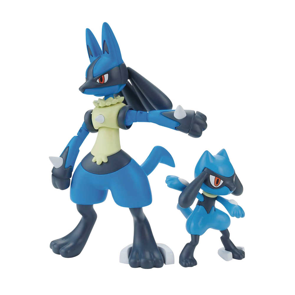 Pokemon Riolu & Lucario Bandai Model Kit  