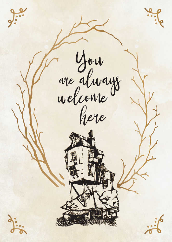 Harry Potter The Burrow Signature Pop Up Card 