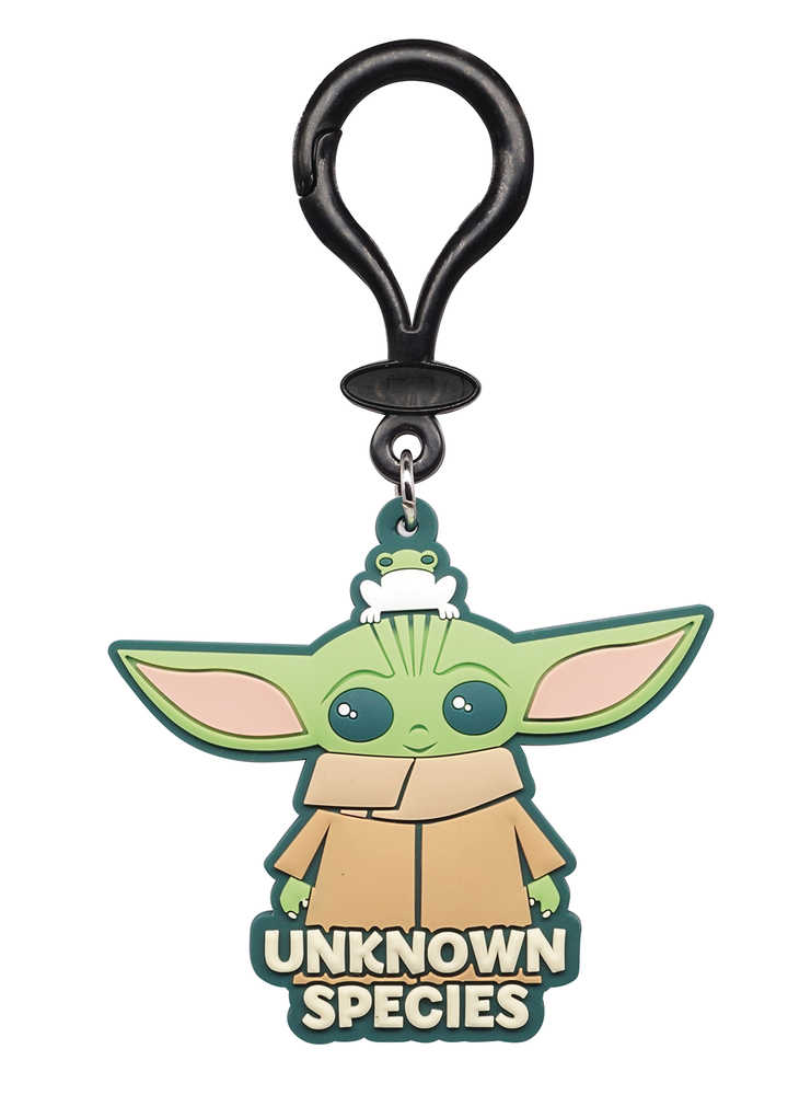 Star Wars Mandalorian Child Unknown Species Soft PVC Bag Clip 
