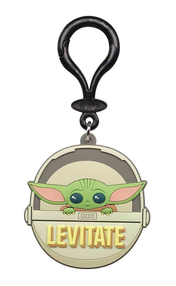 Star Wars Mandalorian Child Levitate Soft PVC Bag Clip 