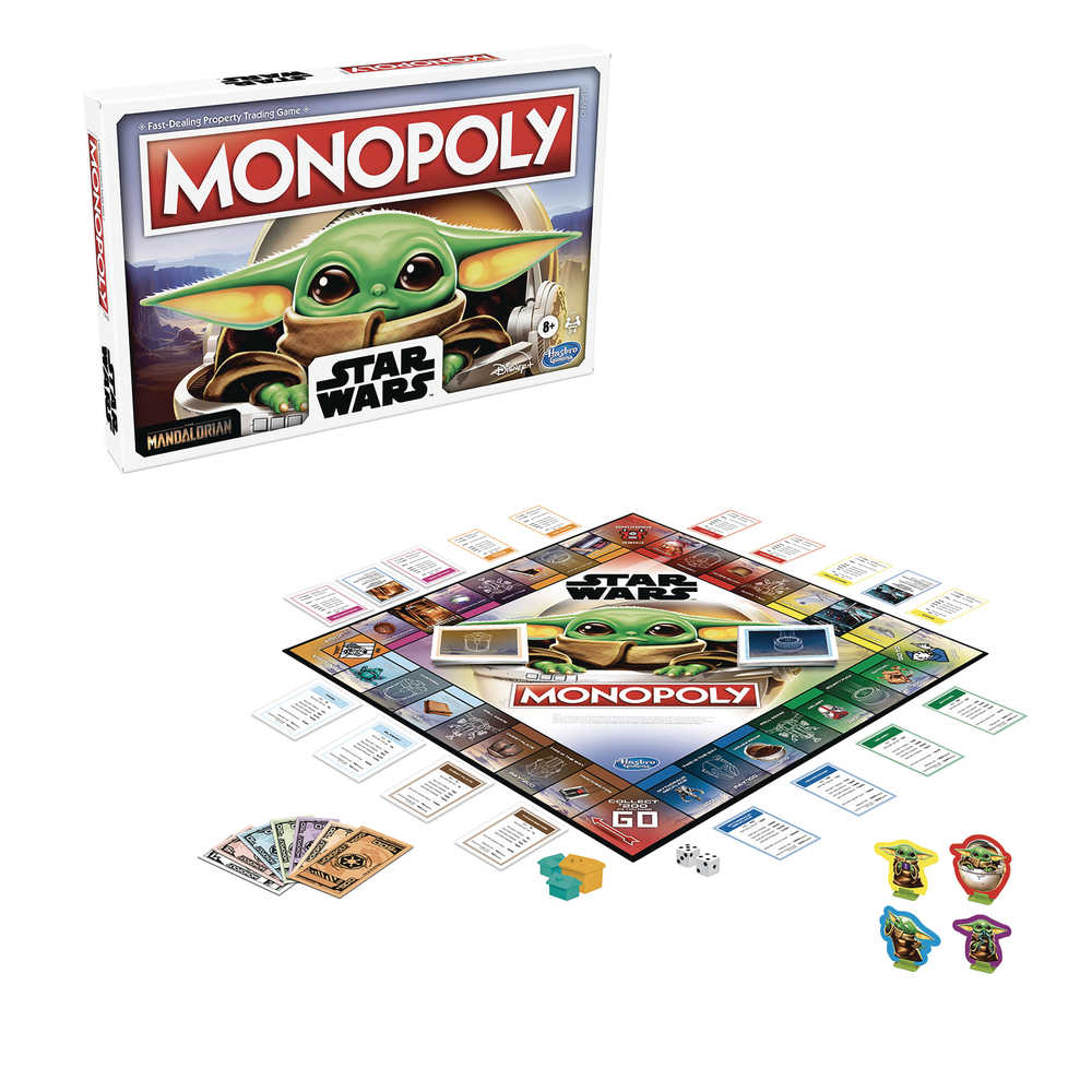 Monopoly Star Wars Mandalorian The Child Edition Game Case  