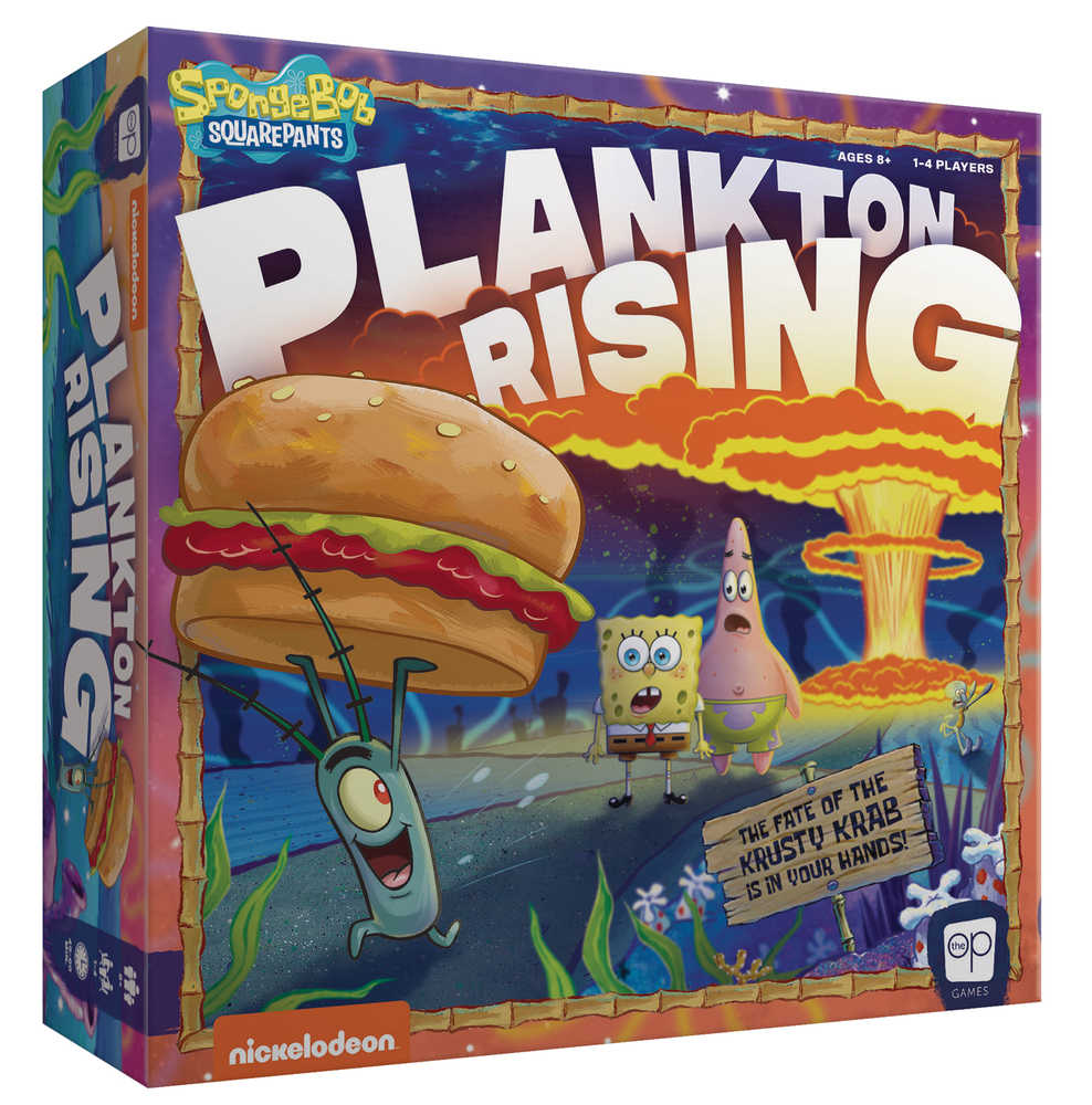 Spongebob Squarepants Plankton Rising Board Game 