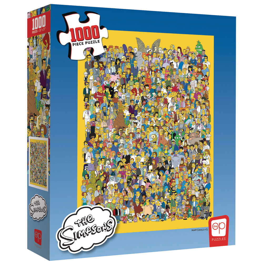 Simpsons Cast Of Thousands 1000 Pc Puzzle 