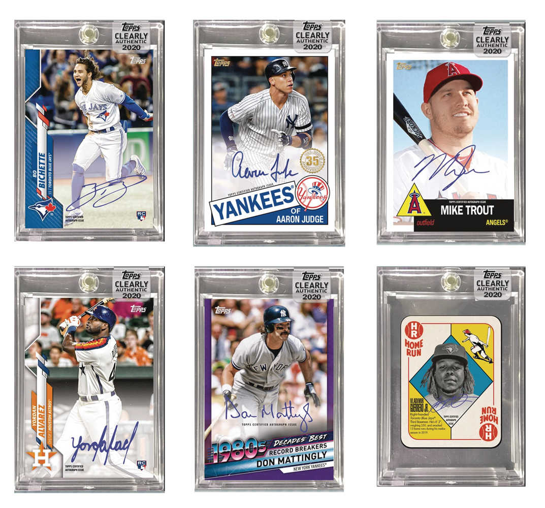 Topps 2020 Clearly Authentic Baseball Trading Card Box  