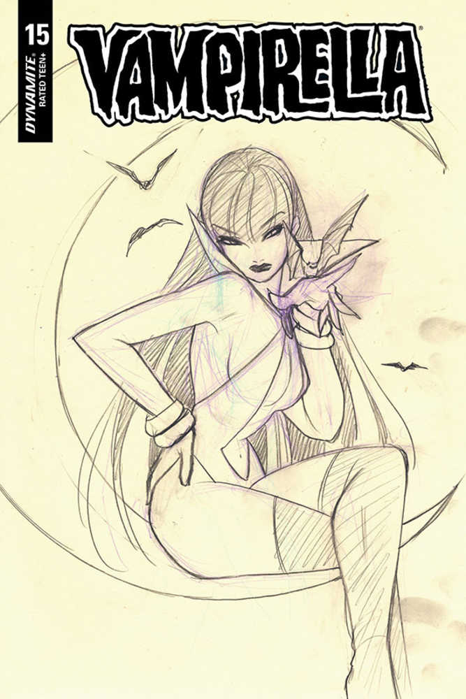 Vampirella #15 40 Copy Momoko Black & White Variant Edition