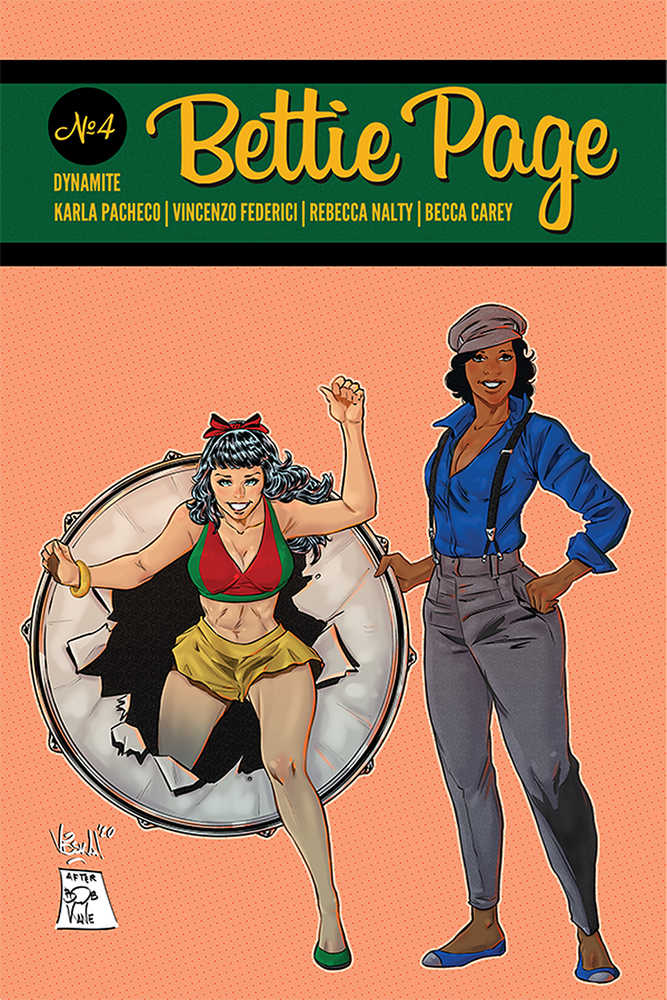 Bettie Page #4 7 Copy Federici Homage Variant Edition