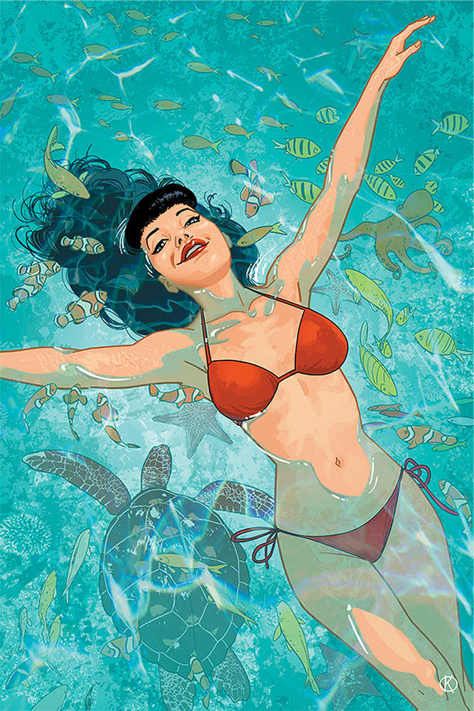 Bettie Page #4 Kano Limited Full Art Cover