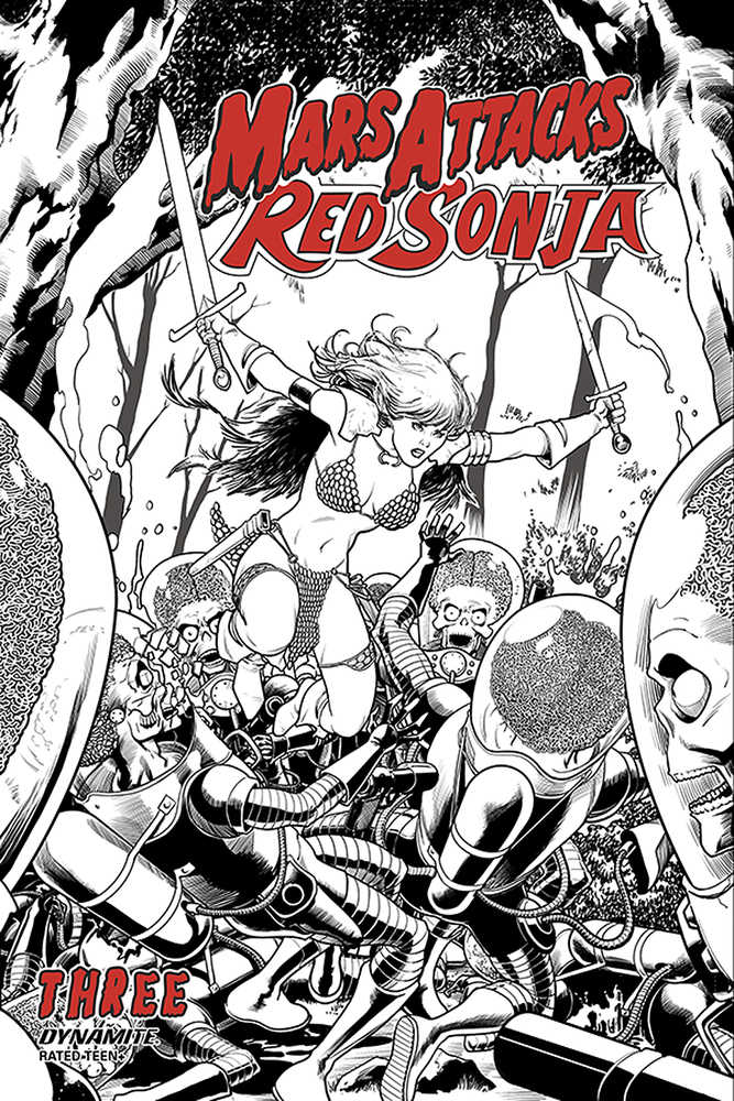 Mars Attacks Red Sonja #3 Cover C Kitson