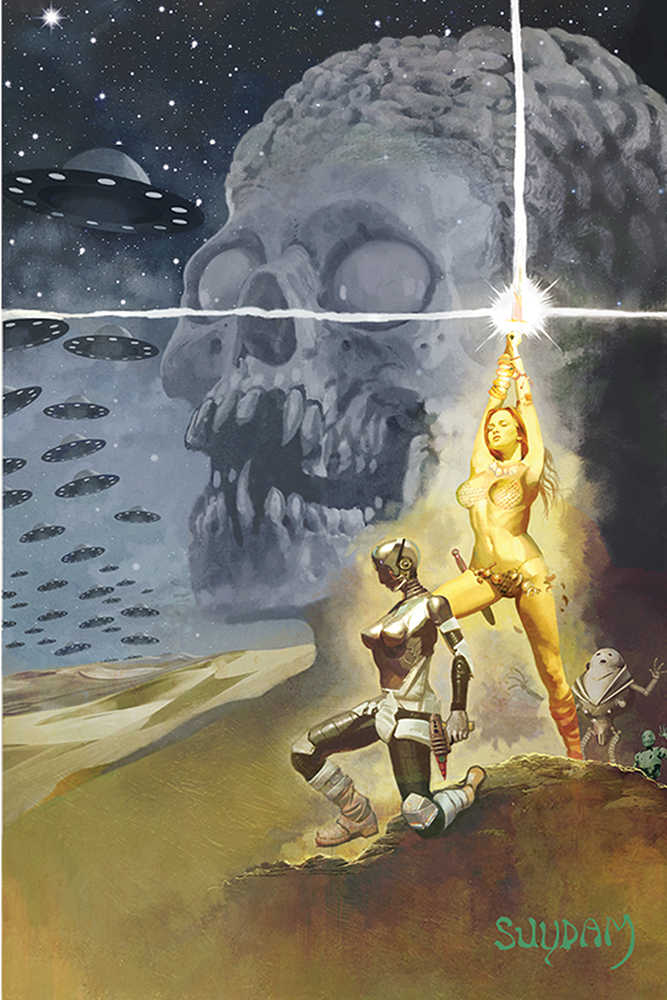 Mars Attacks Red Sonja #3 Suydam Limited Full Art Cover