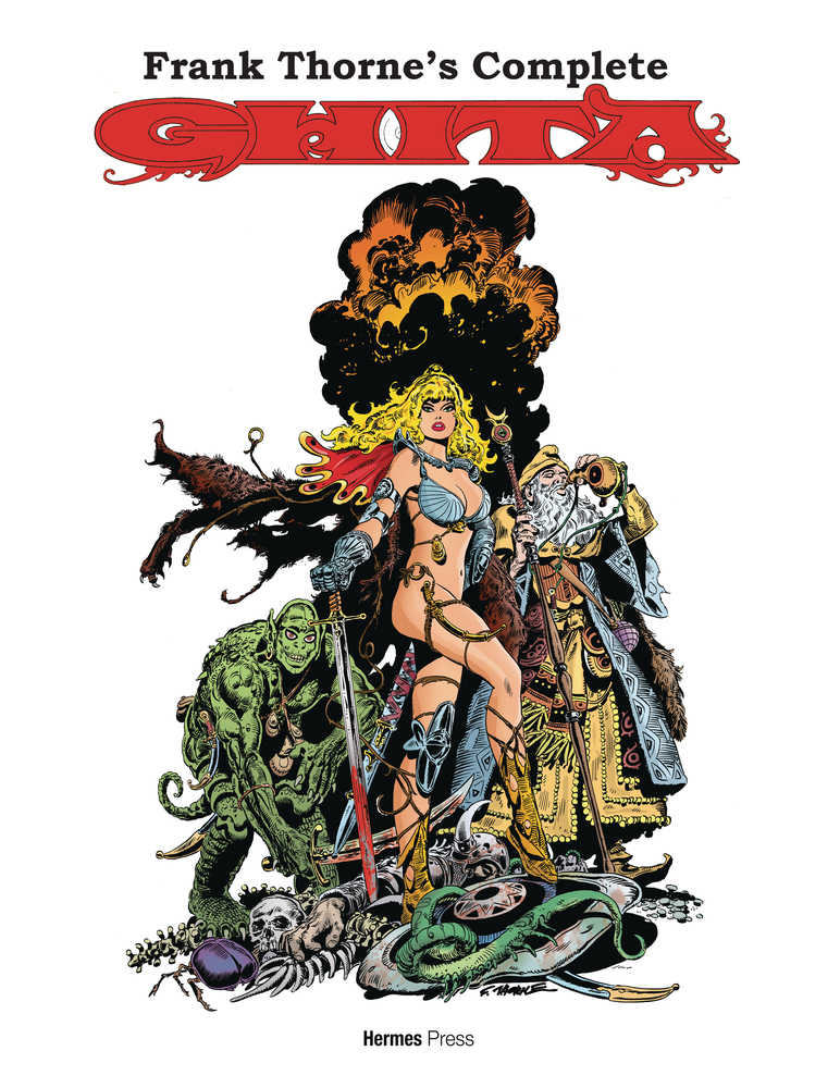 Frank Thorne Comp Ghita Of Alizarr Graphic Novel (Mature) 