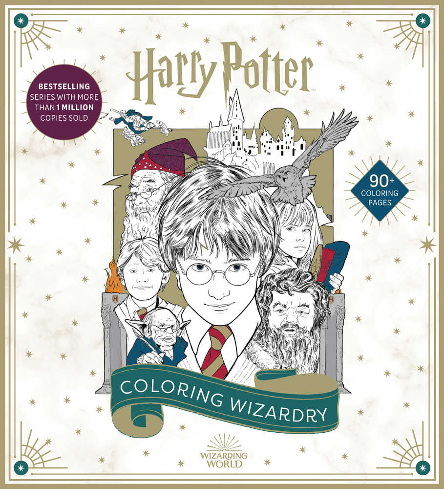Harry Potter Coloring Wizardry Softcover 