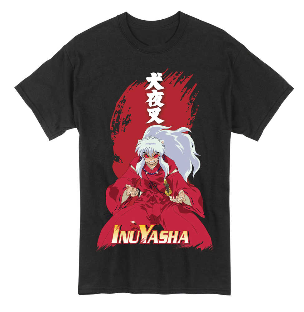 Inuyasha Demon Form Blk T-Shirt SM 