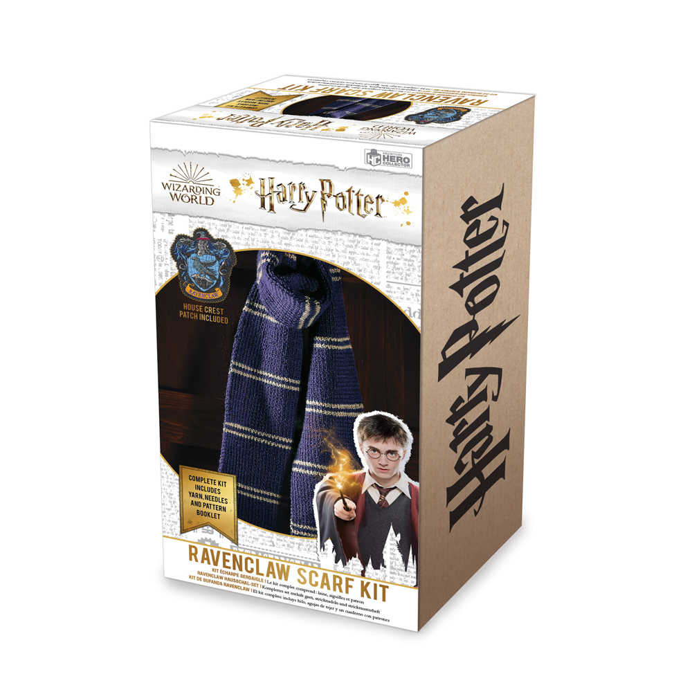 Hp Wizarding World Knit Kits Ravenclaw Scarf Kit 