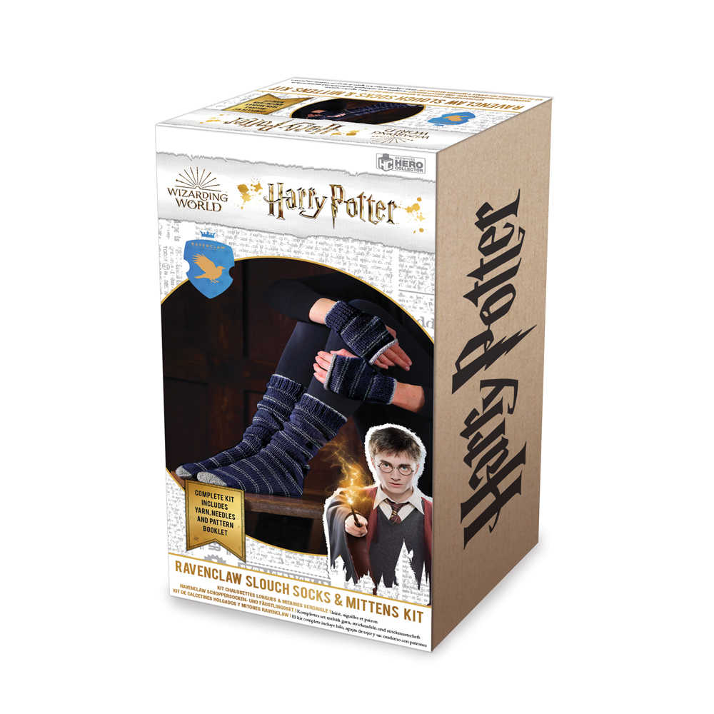 Hp Knit Kits Ravenclaw Fingerless Mittens And Socks Kit 