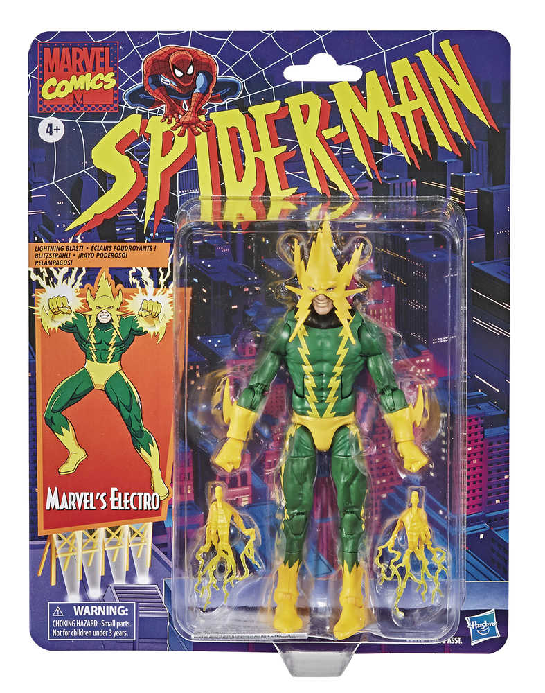 Spider-Man Vintage Electro 6 In Action Figure Case  