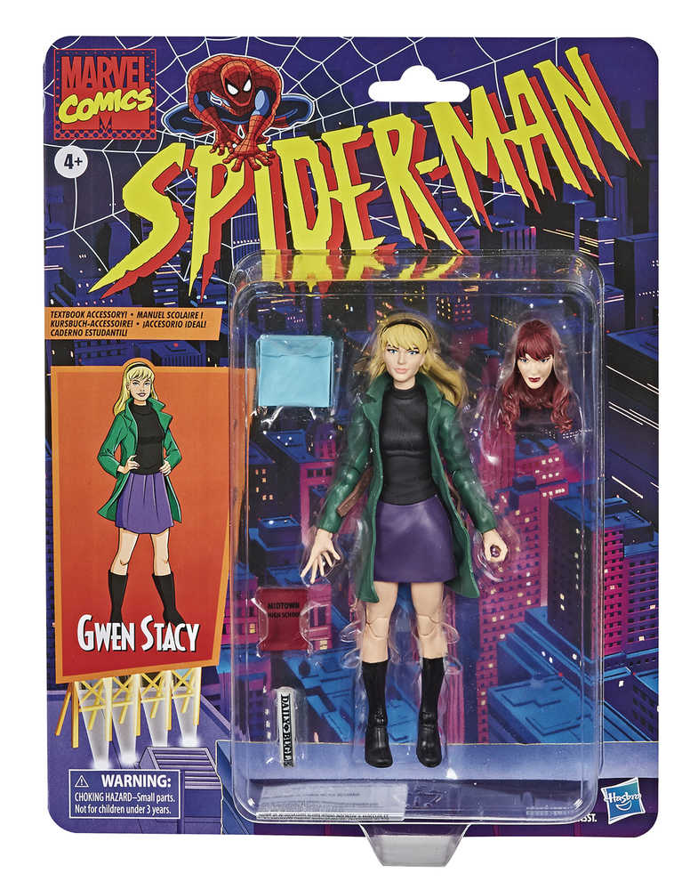 Spider-Man Vintage Gwen Stacy 6 In Action Figure Case  