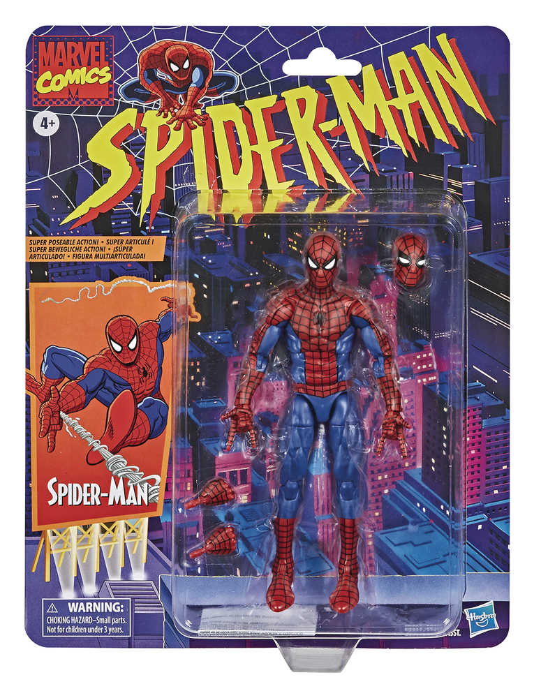Spider-Man Vintage Spider-Man 6 In Action Figure Case  