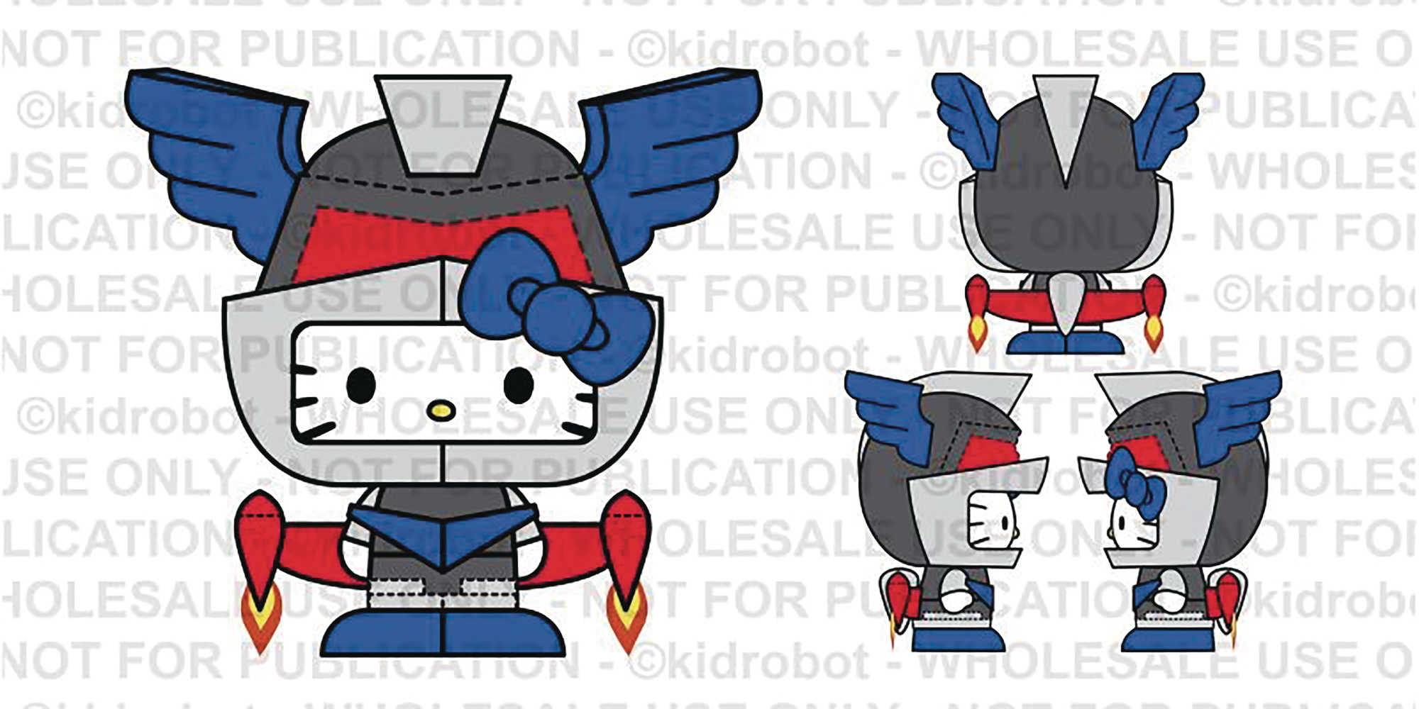 Hello Kitty Cosplay Kaiju Plush Mechazoar Knight 
