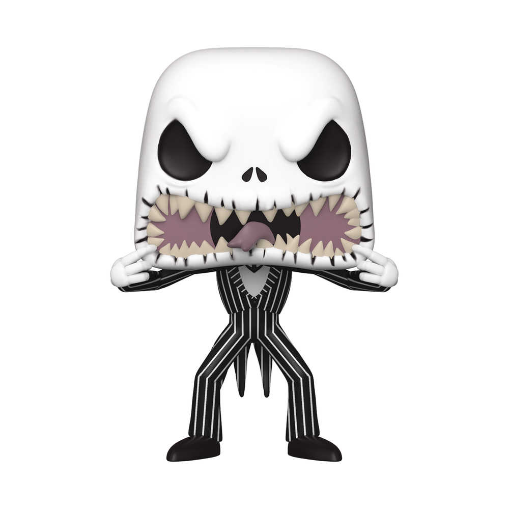 Pop Disney Nbx Jack Scary Face Vinyl Figure 