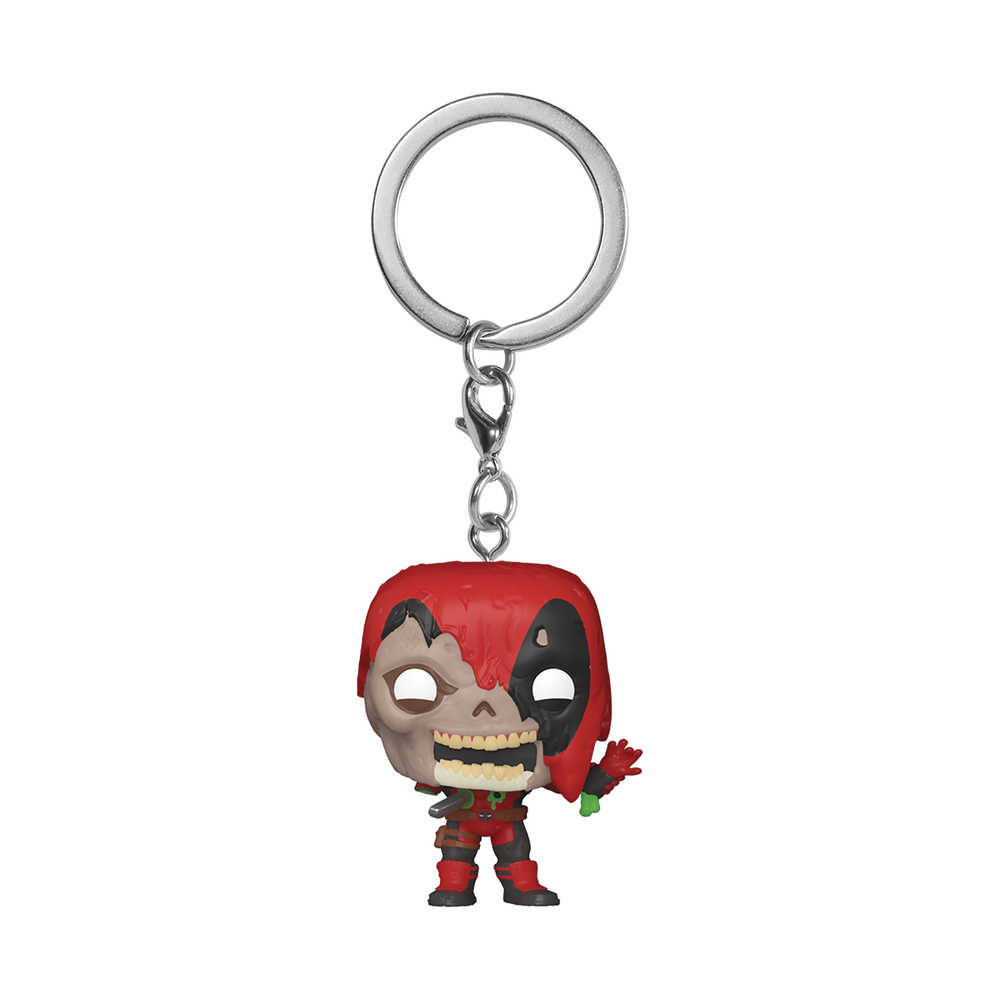 Pocket Pop Marvel Zombies Deadpool Figure Keychain 