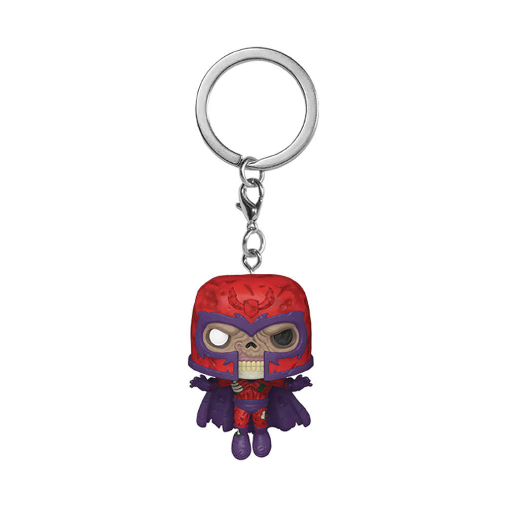 Pocket Pop Marvel Zombies Magneto Figure Keychain 