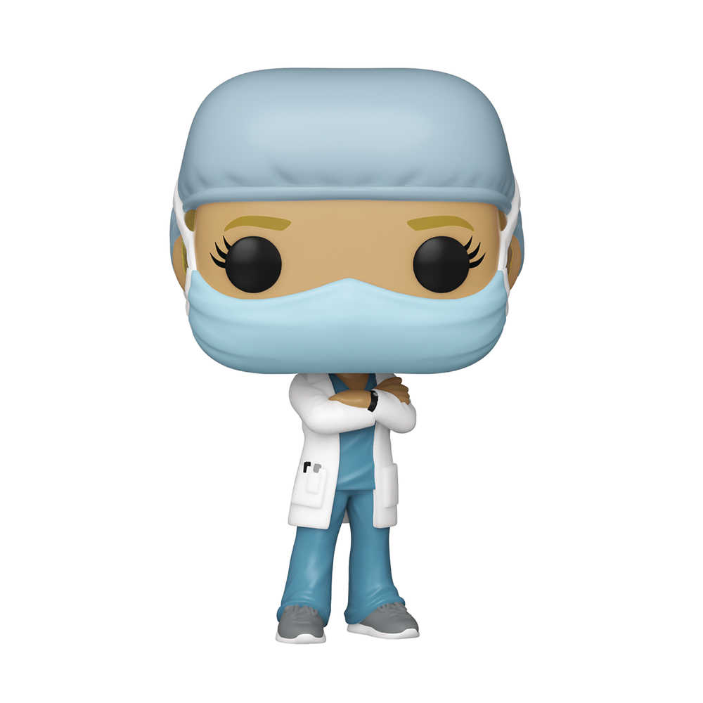 Pop Heroes Front Line Worker Female 1 Vinyl Figure 