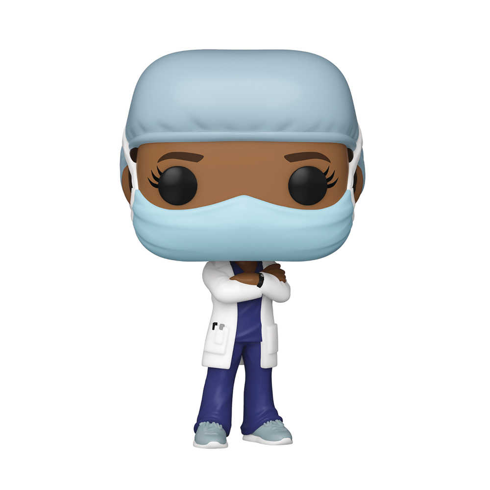 Pop Heroes Front Line Worker Female 2 Vinyl Figure 