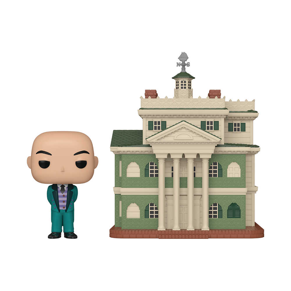 Pop Town Haunted Mansion with Butler Vinyl Figure 