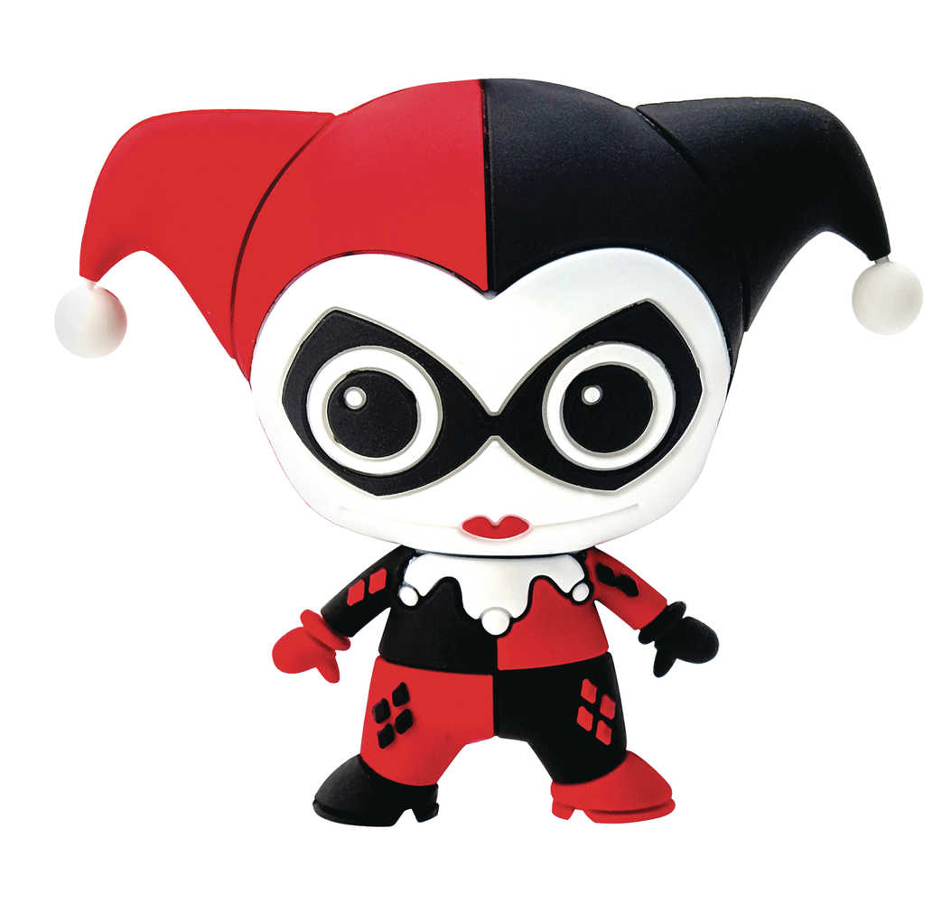 DC Heroes Harley Quinn 3 D Foam Magnet 